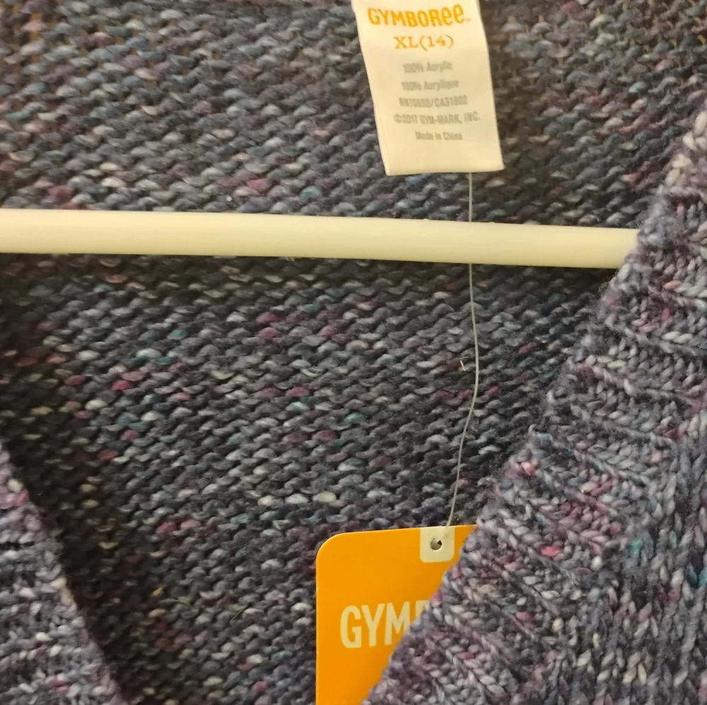 NWT Gymboree Kids V Neck Buttoned Cardigan Sweater Sz XL 14